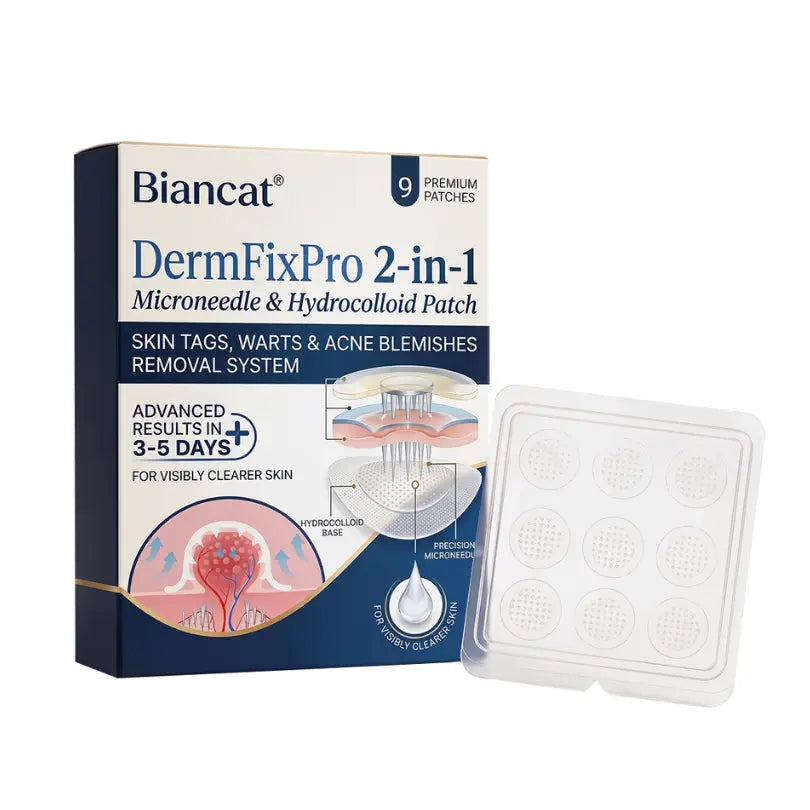 DermaVelle™ | 2-in-1 Mikronadel-Pflaster | Für sichtbar glattere Haut & weniger Hautanhängsel